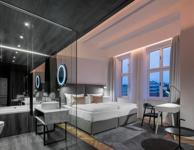 Habitación Doble o con Dos Camas Superior con Cama Adicional y Bañera de Hidromasaje · foto 3