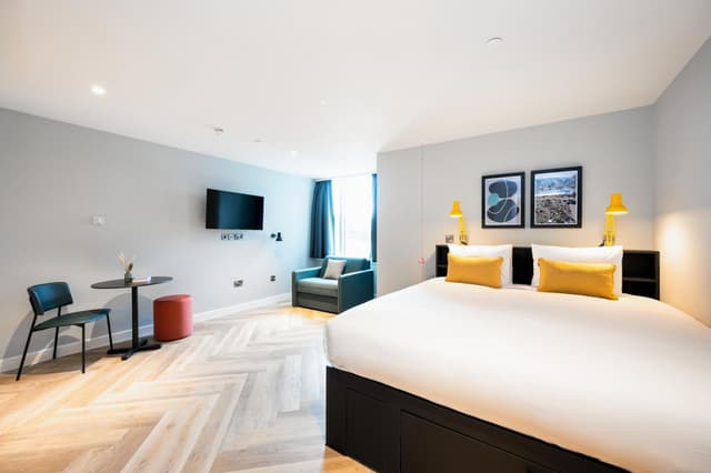 Relax in style with modern comforts and cozy vibes.