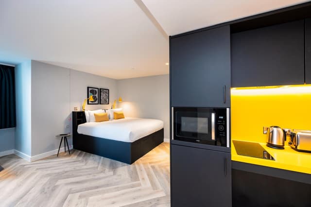Cozy modern room for your perfect getaway!