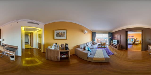 Suite Prestige con una cama doble y vista a la piscina · foto 6