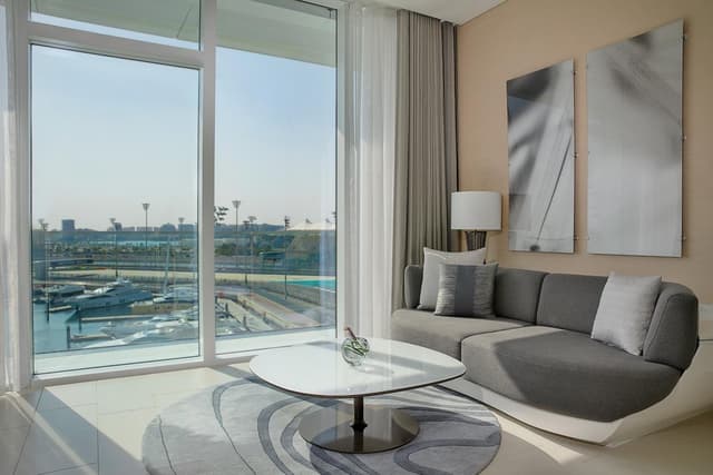 Premier, Guest room, 1 King, Race Track view, Balcony with Complimentary Yas Beach Access · foto 1