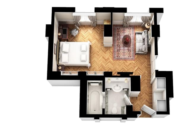 Junior Suite 1 Bedroom Suite, 1 King, Courtyard view · foto 5