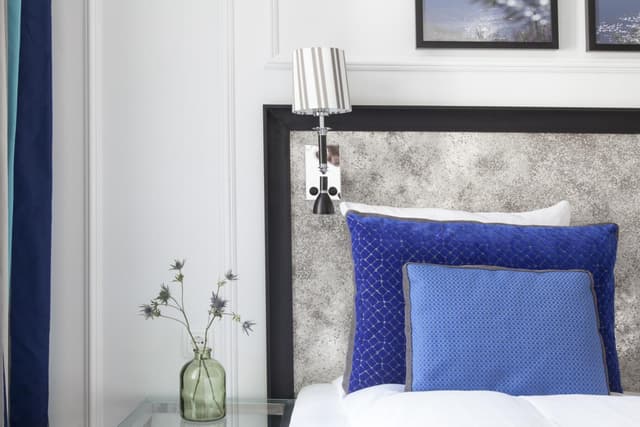 Rest easy in this cozy, stylish retreat.
