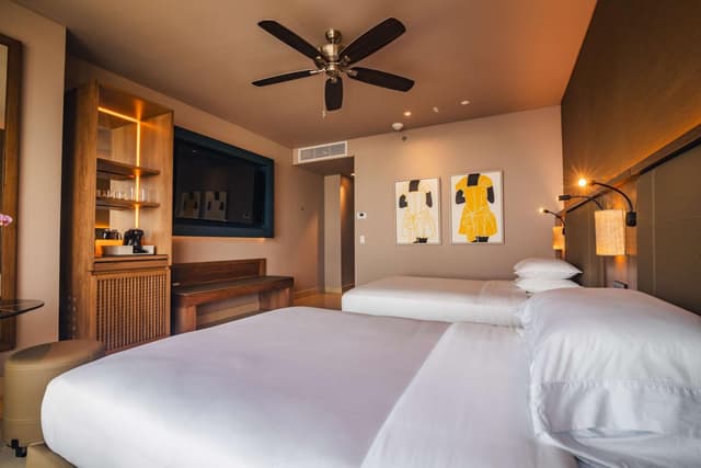 Habitación Doble con Dos Camas Dobles y Vista al Mar - Acceso al Club · foto 6