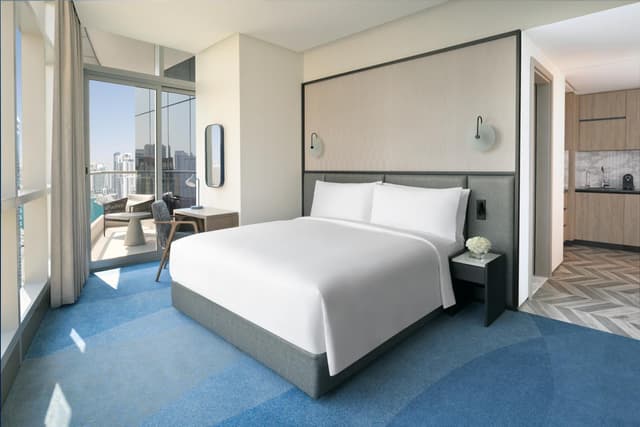 Estudio King con Balcón y Vista al Puerto · foto 1