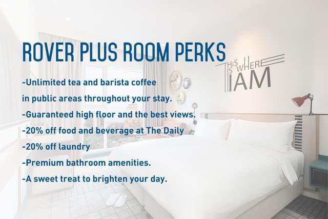 Rover Plus Room - Unlimited tea & coffee, 20% off on F&B and Laundry & More · photo 1